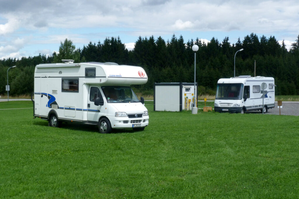 Wohnmobil Minidampfbahn
